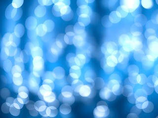 Obraz premium A blurred bokeh background in shades of blue created with Generative AI technology