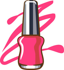 Nail polish png graphic clipart design