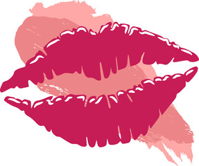 lipstick png graphic clipart design