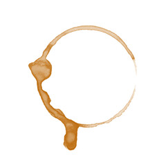 Coffee stains isolated on a transparent background. Royalty high-quality free stock PNG image of...