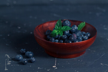 Arándanos in boul