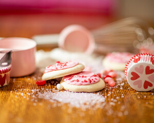 Valentine Baking Shallow Depth of field