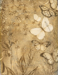 background with flowers