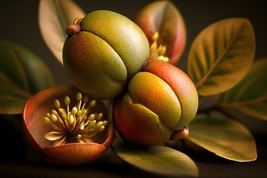 Indian Jujube fruit created using AI Generative Technology