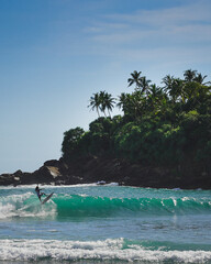 surfer on island