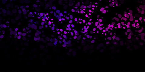 Obraz na płótnie Canvas Dark purple vector template with abstract forms.