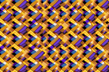 3D Pattern Illustration for Print Generative AI