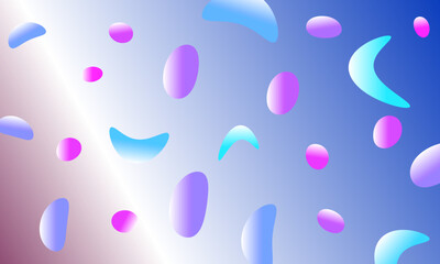 Abstract background with colorful marbled spheres.