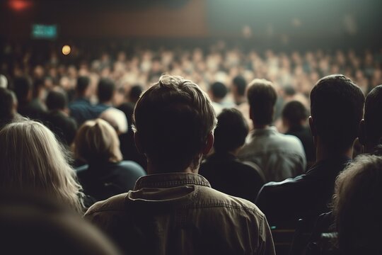 Take a Step into the World of Live Music with this Stunning Picture of a Concert Crowd - Generative AI
