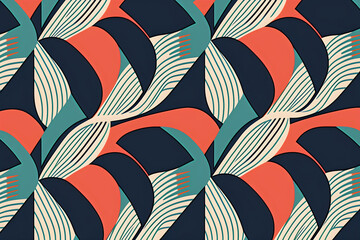 Stylish Abstract Surface Pattern Design Generative AI
