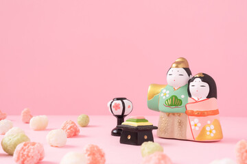 Hinamatsuri(Doll’s Festival), Japanese event in March. ひな祭り。3月の日本の行事。