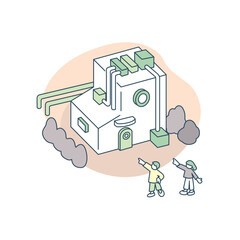 設備について考える。建物の配線
