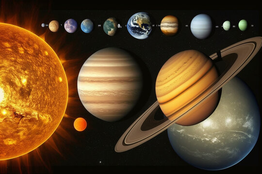 Solar System, Ai Generative