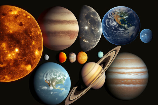 Solar System, Ai Generative