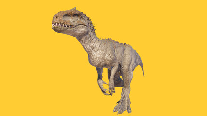 Roaring dinosaur indominus rex