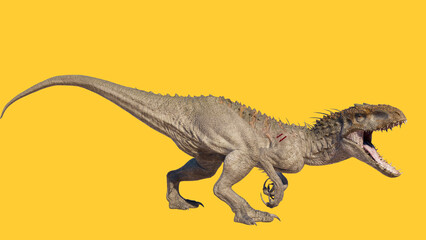 Roaring dinosaur indominus rex