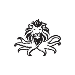 Leoctopus Logo Combination of  Leon With Octopus.