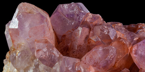 Amethyst is a beautiful colored gemstone. naturally