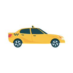 Fototapeta na wymiar yellow taxi design