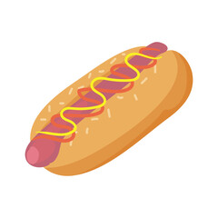 hot dog illustration