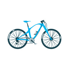 Fototapeta na wymiar blue bike design