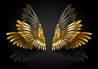 Golden wings hummingbird © Nelli Valova