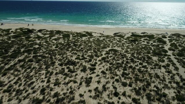 Beach Sand and Sea View in Portugal 4K 05