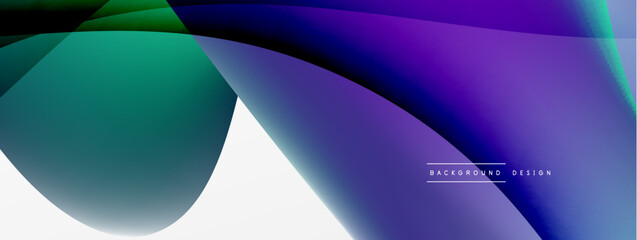 Abstract background. Fluid gradient color wave template for wallpaper, banner, background or landing