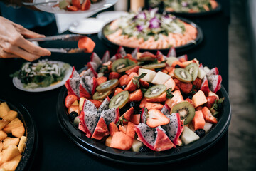 Fruit Platter continential breakfast closeup