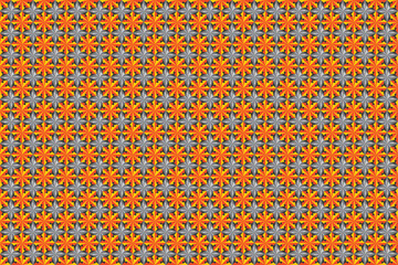 Seamless Vector Pattern. Background Texture in Geometric Ornamental Style.