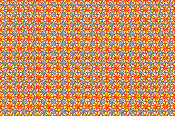 Seamless Vector Pattern. Background Texture in Geometric Ornamental Style.