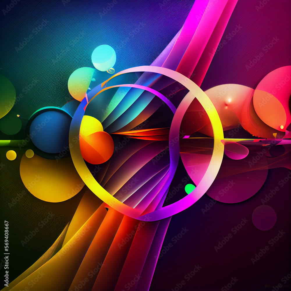 Wall mural abstract wave background with dark salmon, can be used as texture, background or wallpaper created u