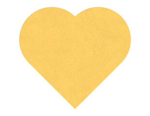 sticky note  heart shape orange