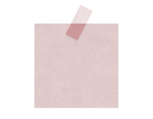 sticky note washi tape rose square
