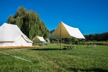 The scenery in the camp