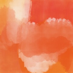 Orange Gouache Painting Abstract Background 