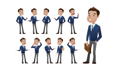 BUSINESSMAN FACIAL EXPRESSIONS