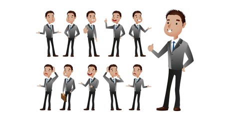 BUSINESSMAN FACIAL EXPRESSIONS