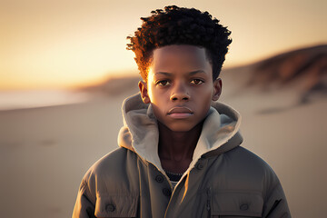 American boy - beauty, fun, african american, expression, youth, happiness, teen