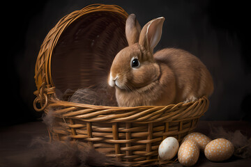 rabbit in a basket