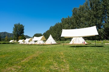 The scenery in the camp