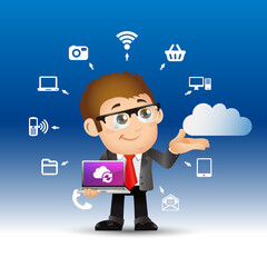 People Set - Cloud computing - cloud computing men