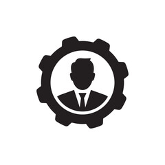 business case icon , businessman icon