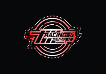 Race team logo and icon design template 8