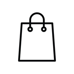 Shopping bag icon vector design template