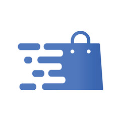 Shopping bag icon vector design template