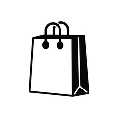 Shopping bag icon vector design template