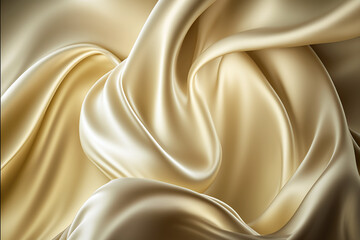Fototapeta premium golden silk background gold satin luxury selling backdrop