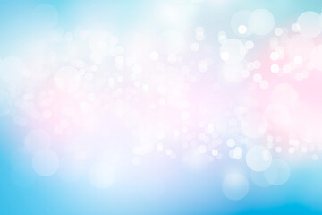 abstract bokeh background blue and white