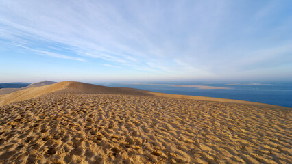 Pilat sand dune in Arcachon bay